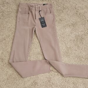 American Eagle Outfitters Mauve High-Rise Super Stretch Jeggings